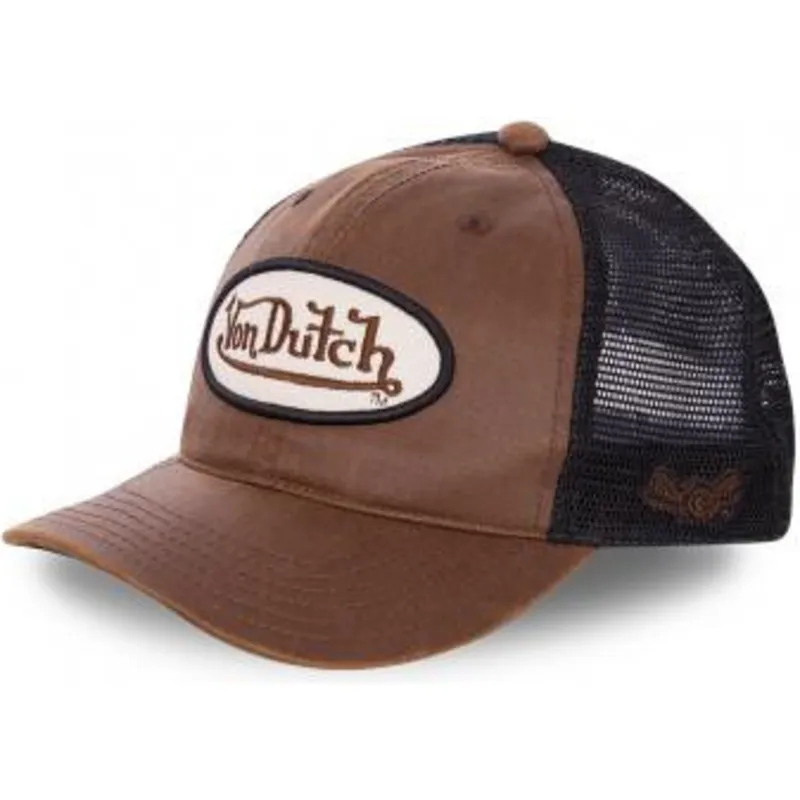 Von Dutch Pete Brown And Black Trucker Hat Caphunters Co Uk