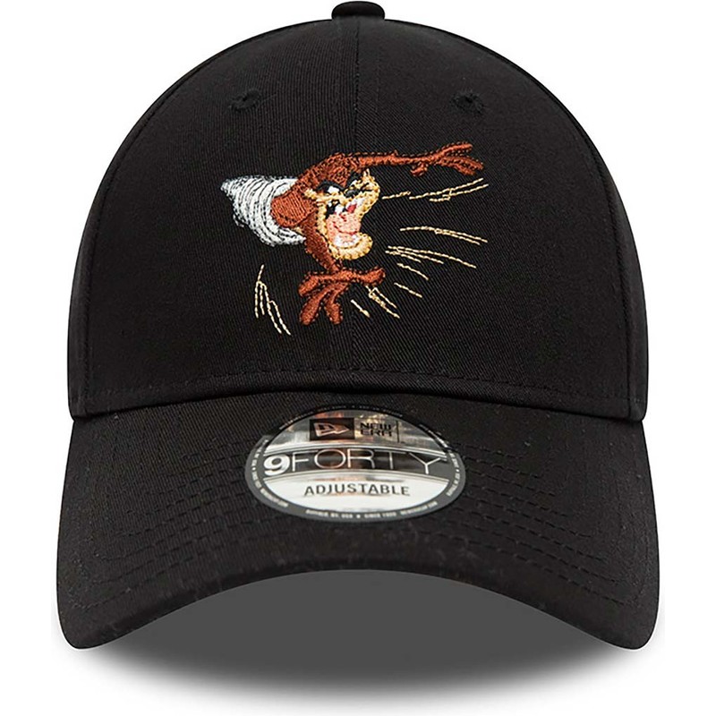 New Era Curved Brim Tasmanian Devil Forty Looney Tunes Black