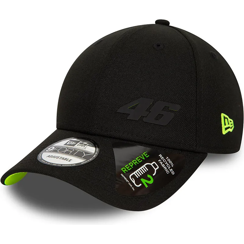 New Era Curved Brim 9FORTY REPREVE Valentino Rossi VR46 MotoGP Black