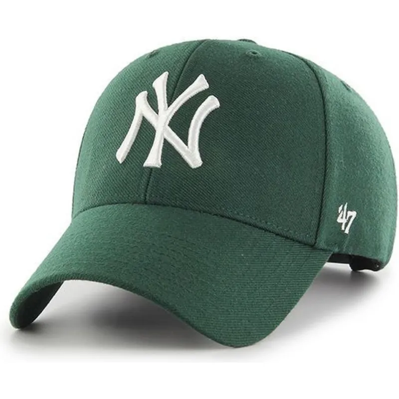 47 Brand Curved Brim Dark Green New York Yankees MLB MVP Green