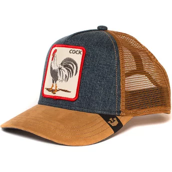 goorin-bros-rooster-big-strut-brown-and-denim-trucker-hat