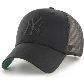 47-brand-black-logo-new-york-yankees-mlb-mvp-branson-black-trucker-hat