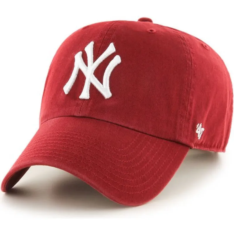 dark red hat