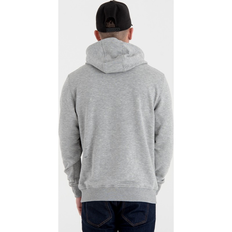 New Era Milwaukee Bucks NBA Grey Pullover Hoody Sweatshirt: Caphunters ...