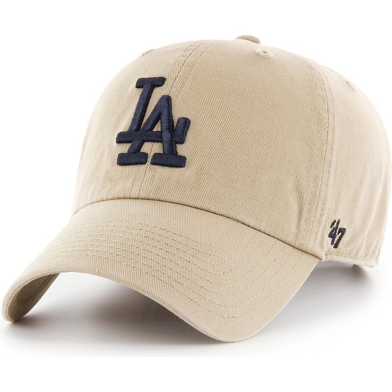 47 Brand Curved Brim Black Logo Los 