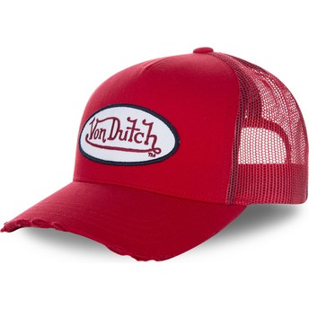 Von Dutch FRESH01 Red Trucker Hat