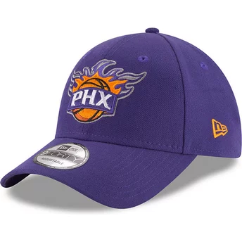 New Era Curved Brim 9FORTY The League Phoenix Suns NBA Purple Adjustable Cap