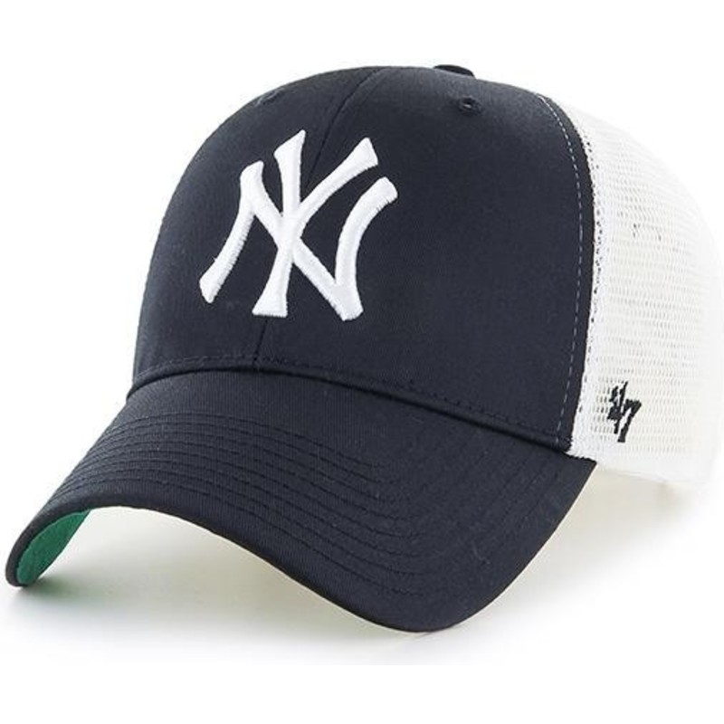 47 Brand Youth New York Yankees MLB MVP Branson Black Trucker Hat ...