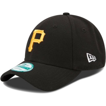 New Era Curved Brim 9FORTY The League Pittsburgh Pirates MLB Black Adjustable Cap