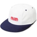 volcom-curved-brim-midnight-blue-shift-stone-white-adjustable-cap-with-navy-blue-visor