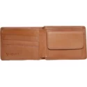 volcom-natural-strangler-leather-brown-wallet
