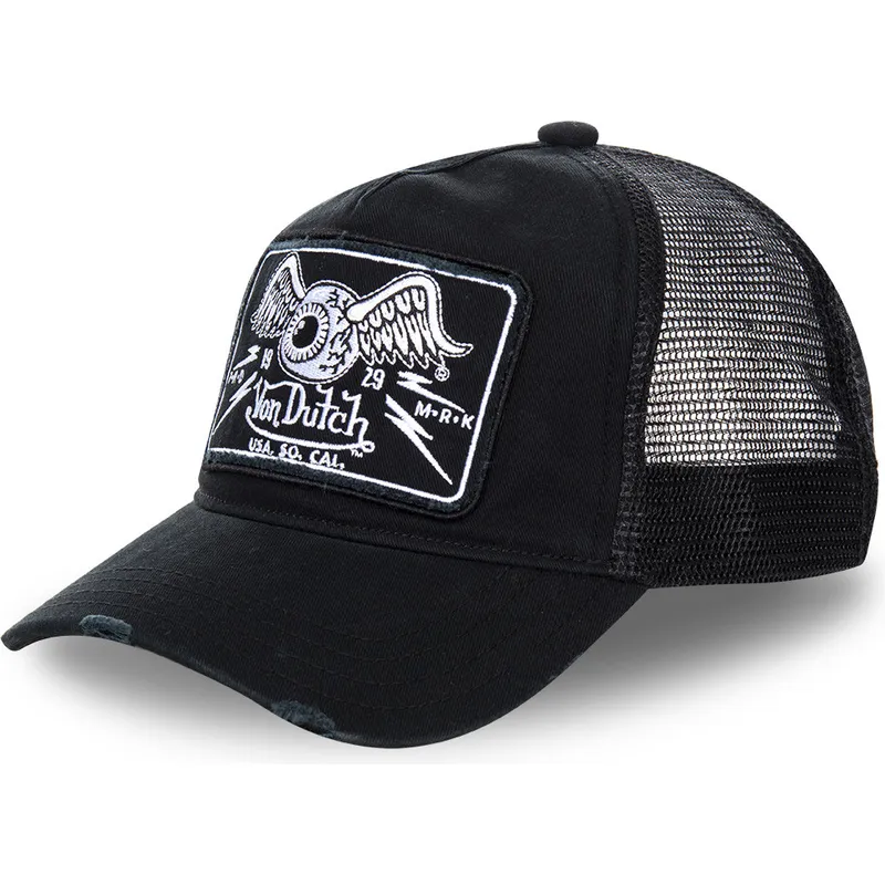 Von Dutch TRUCK07 Black Trucker Hat: Caphunters.co.uk