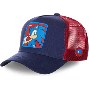 capslab-sonic-so1-sonic-the-hedgehog-navy-blue-and-red-trucker-hat