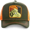 capslab-blanka-bla-street-fighter-green-and-orange-trucker-hat