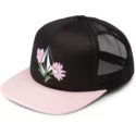 volcom-blush-pink-salt-sun-black-trucker-hat-with-pink-visor