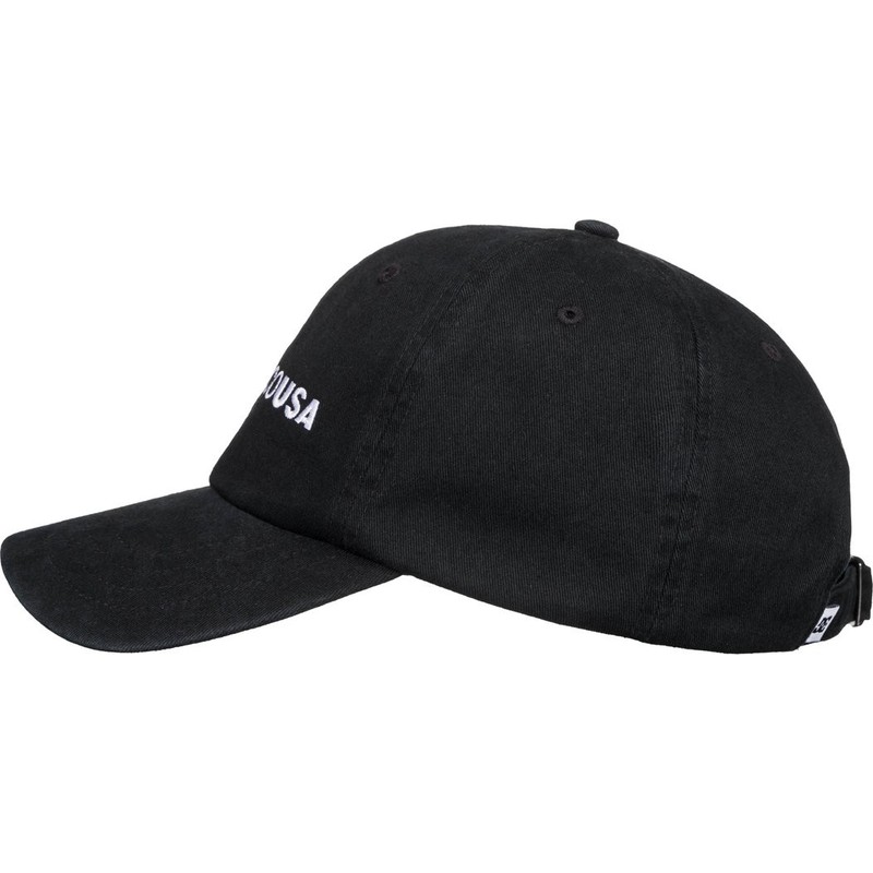 DC Shoes Curved Brim Chalker Black Adjustable Cap: Caphunters.co.uk