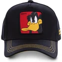 capslab-curved-brim-daffy-duck-daf3-looney-tunes-black-snapback-cap