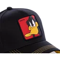 capslab-curved-brim-daffy-duck-daf3-looney-tunes-black-snapback-cap