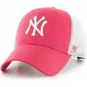 47-brand-mvp-flagship-new-york-yankees-mlb-pink-trucker-hat