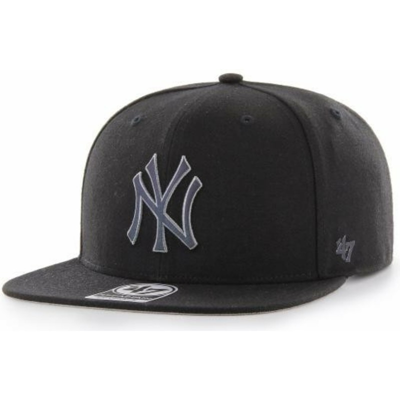 47 Brand Flat Brim Captain Iridescent New York Yankees MLB Black ...