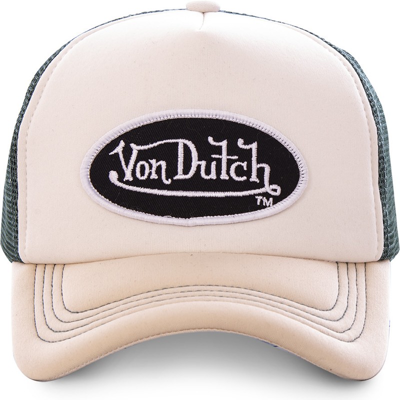 Von Dutch FAO NUD Beige Trucker Hat 