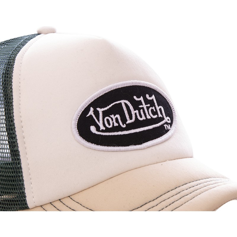 Von Dutch FAO NUD Beige Trucker Hat 