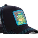 capslab-leonardo-leo-teenage-mutant-ninja-turtles-black-trucker-hat