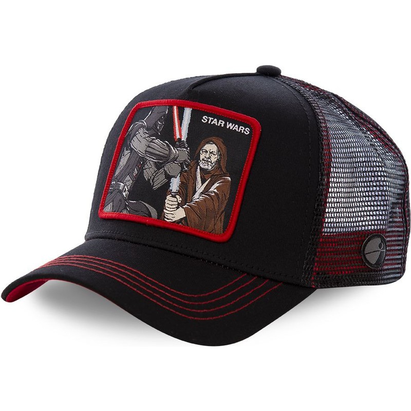Capslab Darth Vader Vs ObiWan LTD2 Star Wars Black Trucker Hat