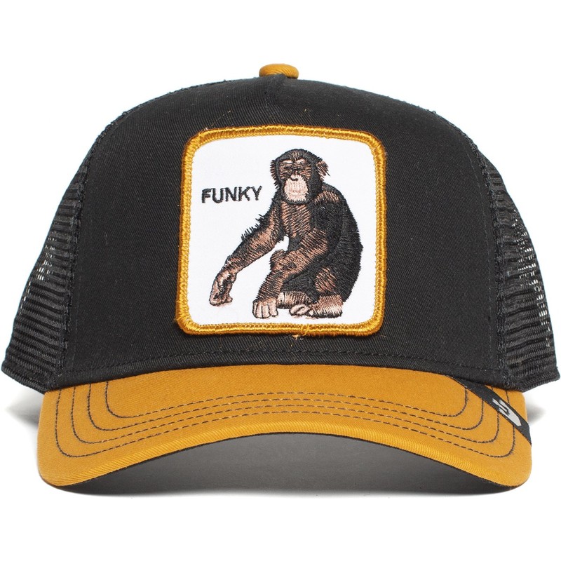 Goorin Bros. Monkey Banana Shake Black and Yellow Trucker Hat