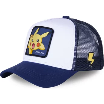 Capslab Pikachu PIK8 Pokémon White and Blue Trucker Hat