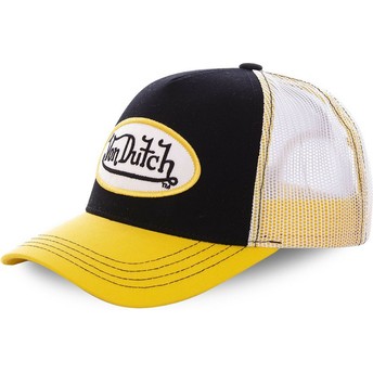 Von Dutch COL BLA Black and Yellow Trucker Hat