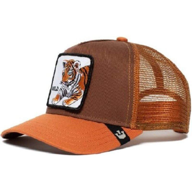 Goorin Bros Wild Tiger Brown Kids Trucker Hat 201-0013-BRO