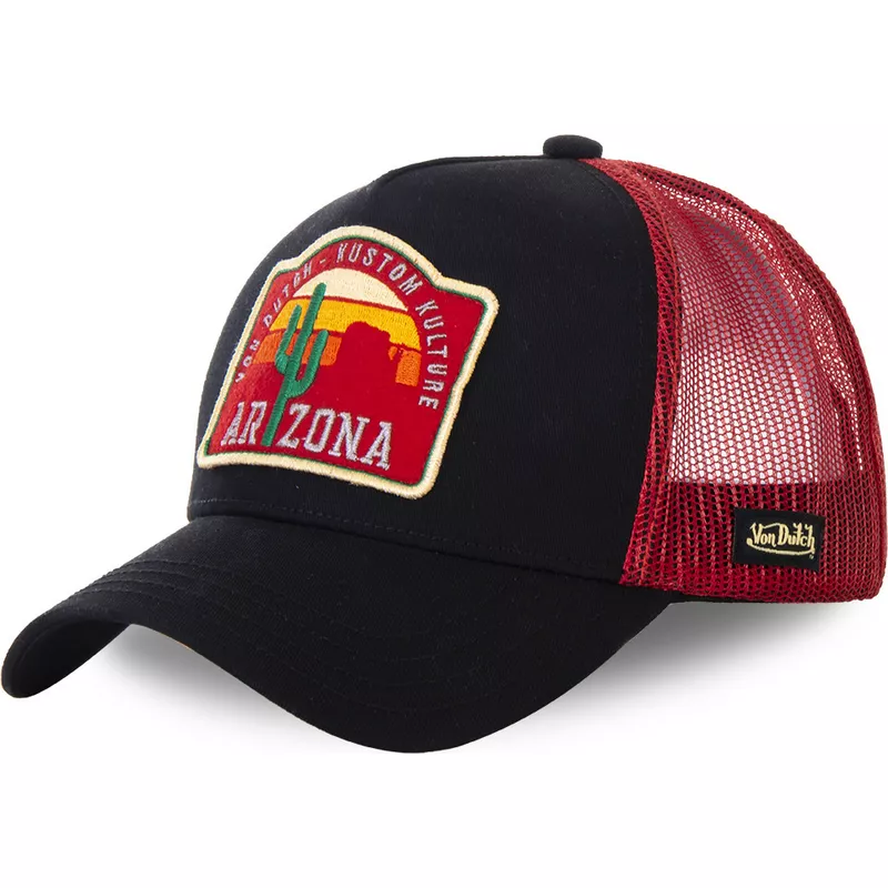von-dutch-arizona-az2-black-and-red-trucker-hat
