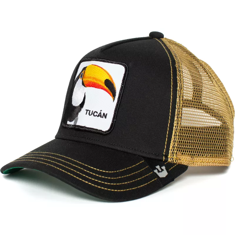 goorin-bros-toucan-tucan-black-and-golden-trucker-hat