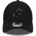 new-era-curved-brim-camouflage-logo-9forty-camo-infill-new-york-yankees-mlb-black-adjustable-cap