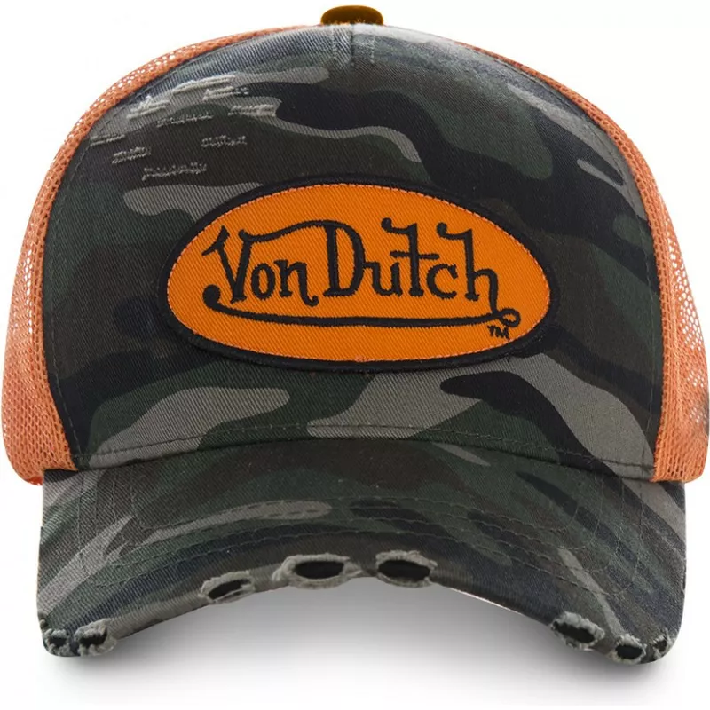 Von Dutch CAMO06 Camouflage Trucker Hat: Caphunters.co.uk