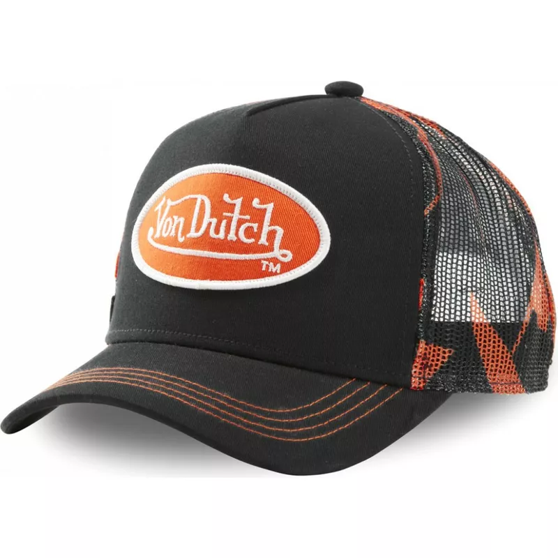 Von Dutch SUM ORA White, Black and Orange Trucker Hat