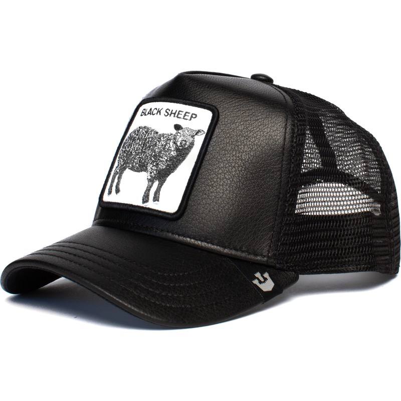 Goorin Bros. Sheep Game Changer Black Trucker Hat Caphunters.co.uk