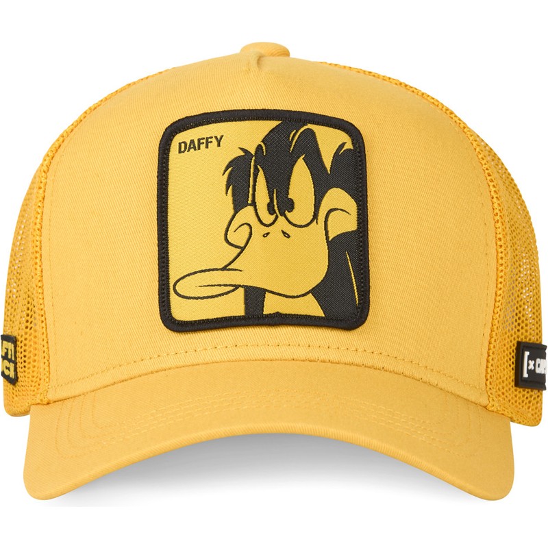 Capslab Daffy Duck LOO DUF1 Looney Tunes Yellow Trucker Hat: Caphunters ...