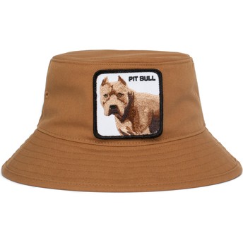 Goorin Bros. Pitbull Dog Misunderstood Brown Bucket Hat