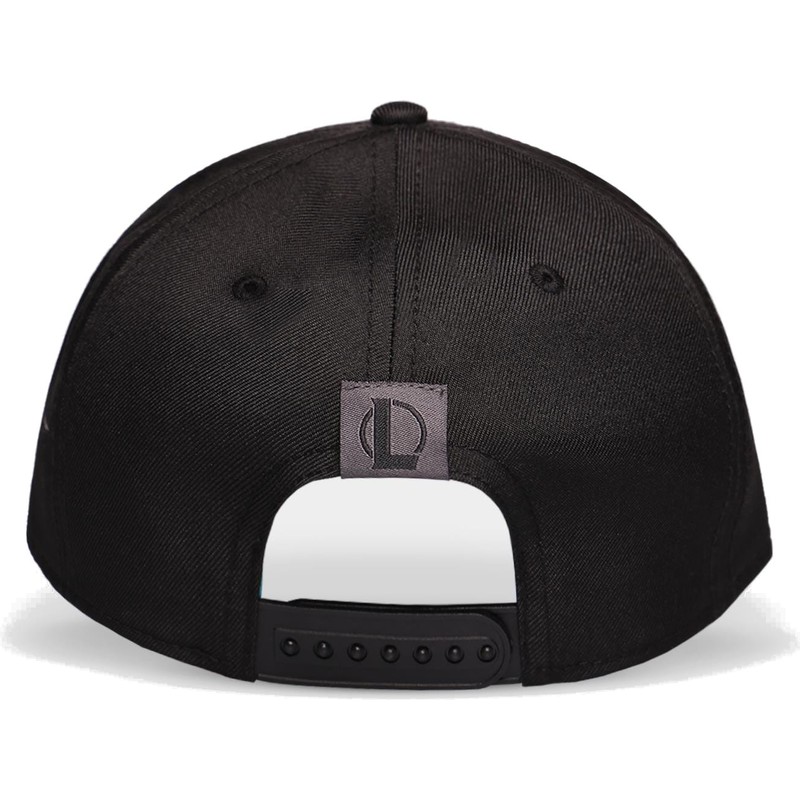 Difuzed Curved Brim Jinx League of Legends Black Snapback Cap