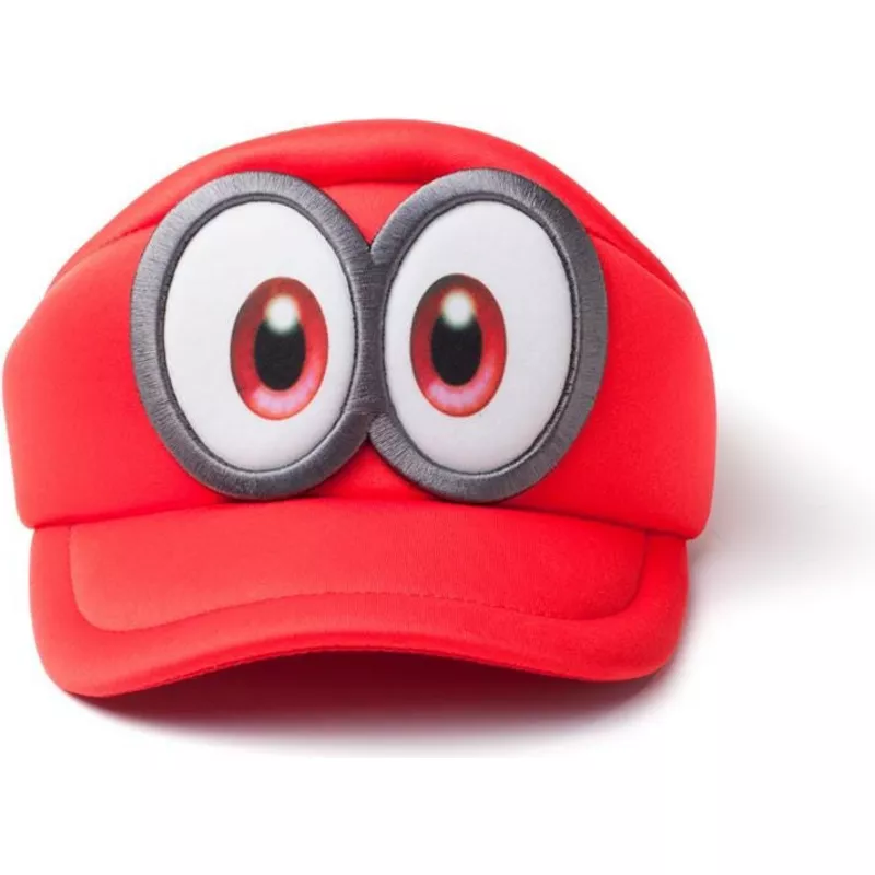 difuzed-curved-brim-youth-mario-odyssey-shaped-super-mario-bros-red-fitted-cap