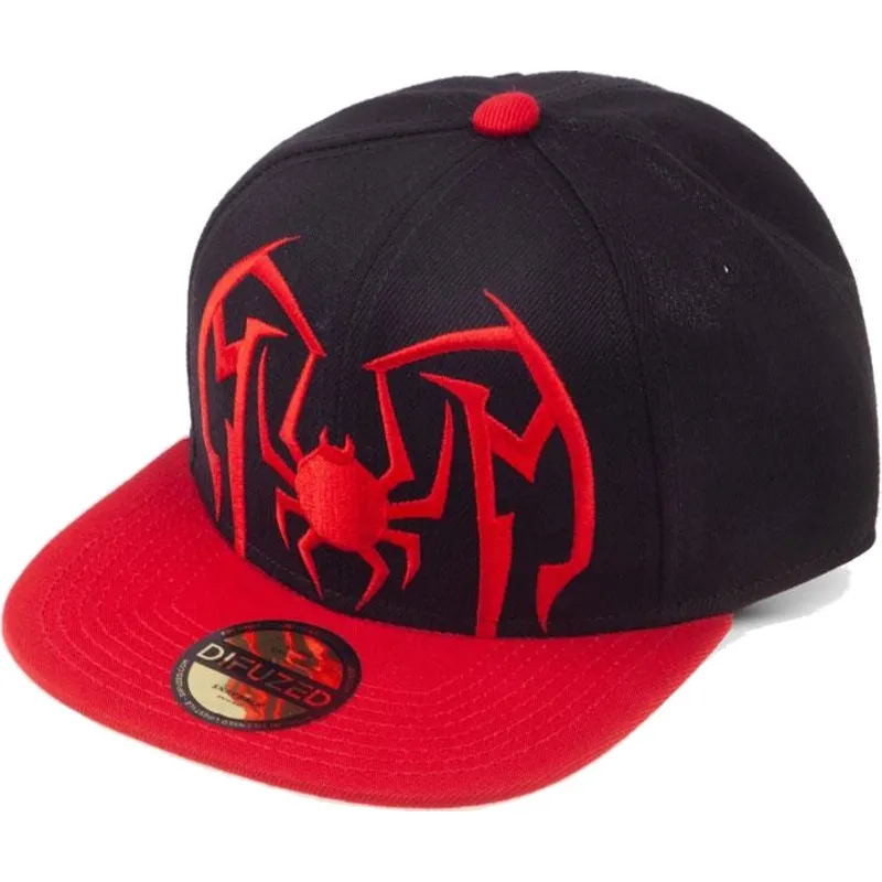 Difuzed Flat Brim Spider-Man Spider Arch Marvel Comics Black and Red ...