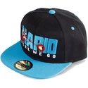 difuzed-flat-brim-mario-here-we-go-summer-olympics-super-mario-bros-black-and-blue-snapback-cap