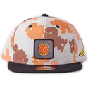 difuzed-flat-brim-donkey-kong-super-mario-bros-grey-and-black-snapback-cap