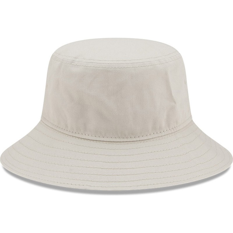 New Era Essential Tapered Grey Bucket Hat Caphunters.co.uk