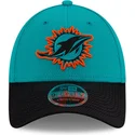 new-era-curved-brim-9forty-stretch-snap-sideline-road-miami-dolphins-nfl-blue-and-black-snapback-cap