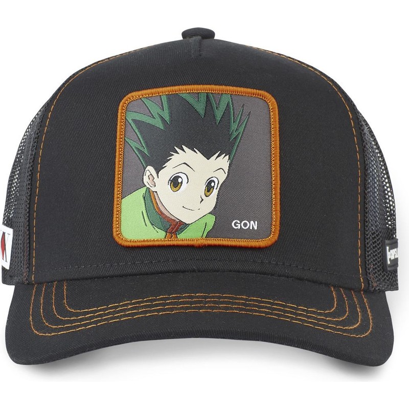 Capslab Gon Freecss GON3 Hunter x Hunter Black Trucker Hat Caphunters