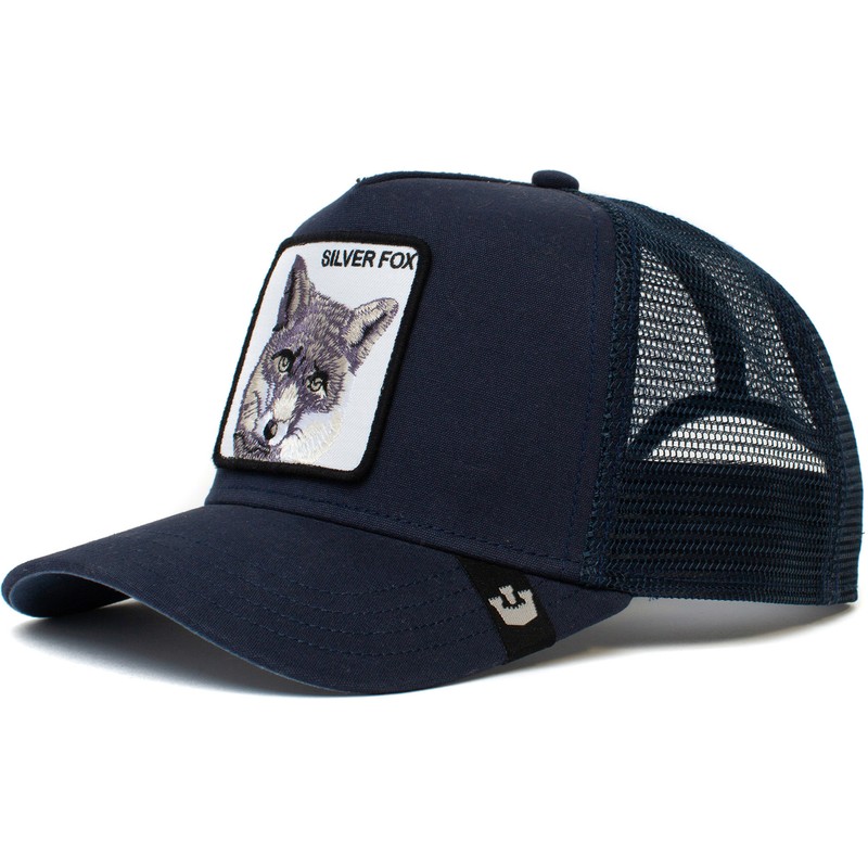 Goorin Bros. The Silver Fox The Farm Navy Blue Trucker Hat: Caphunters ...