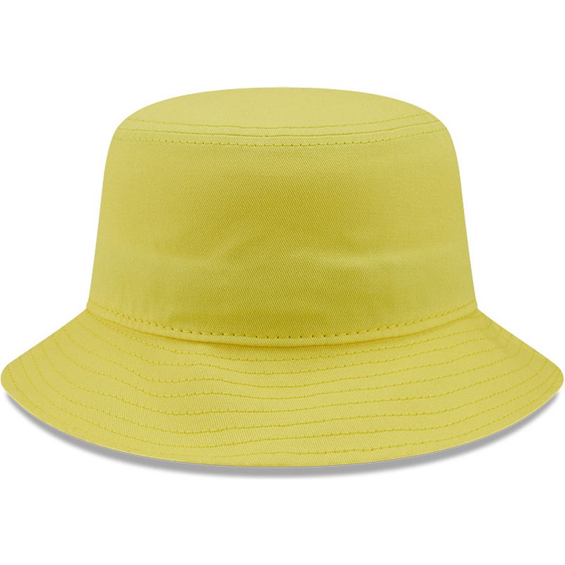 New Era Essential Tapered Yellow Bucket Hat: Caphunters.co.uk